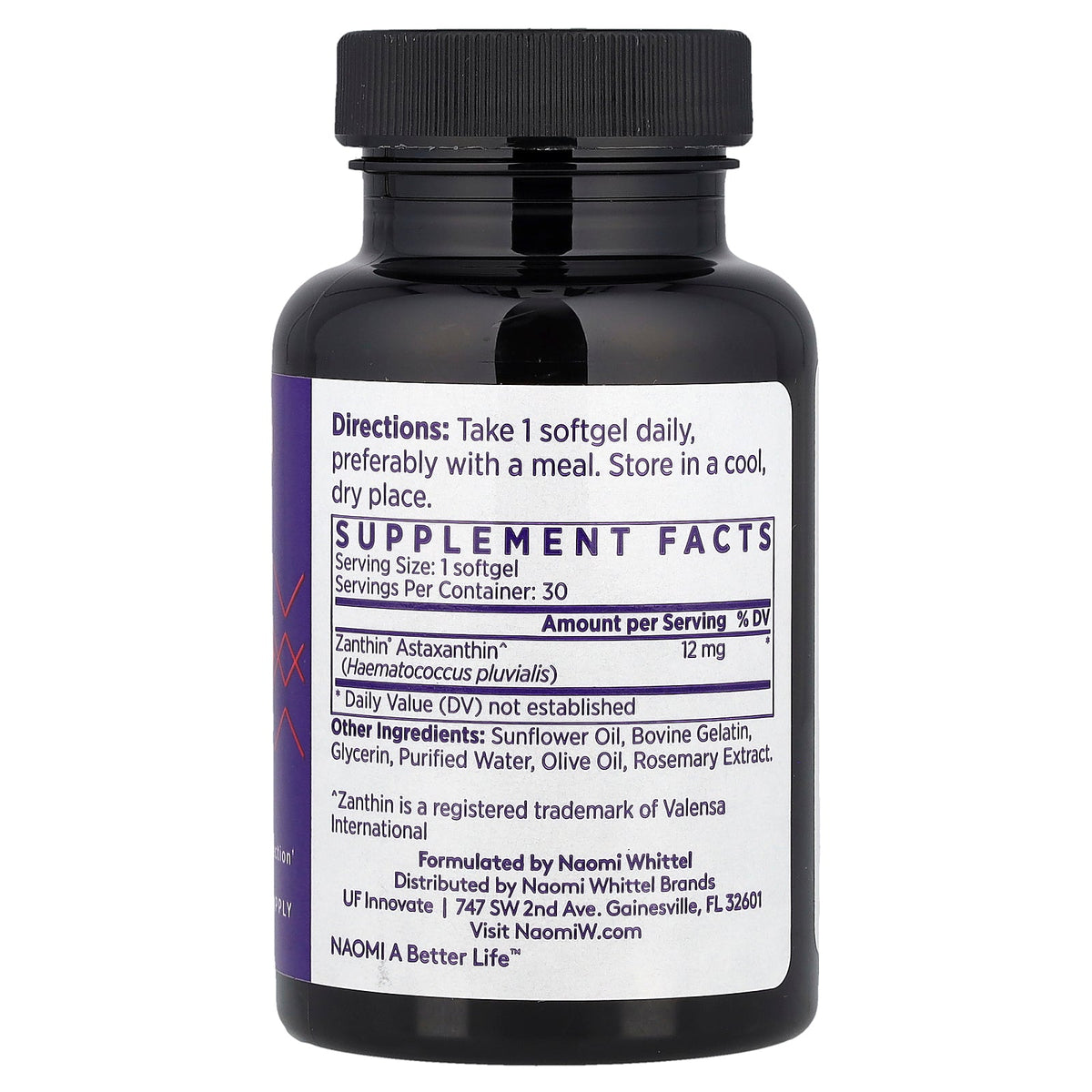 NAOMI, Astaxanthin, 12 mg, 30 Softgels