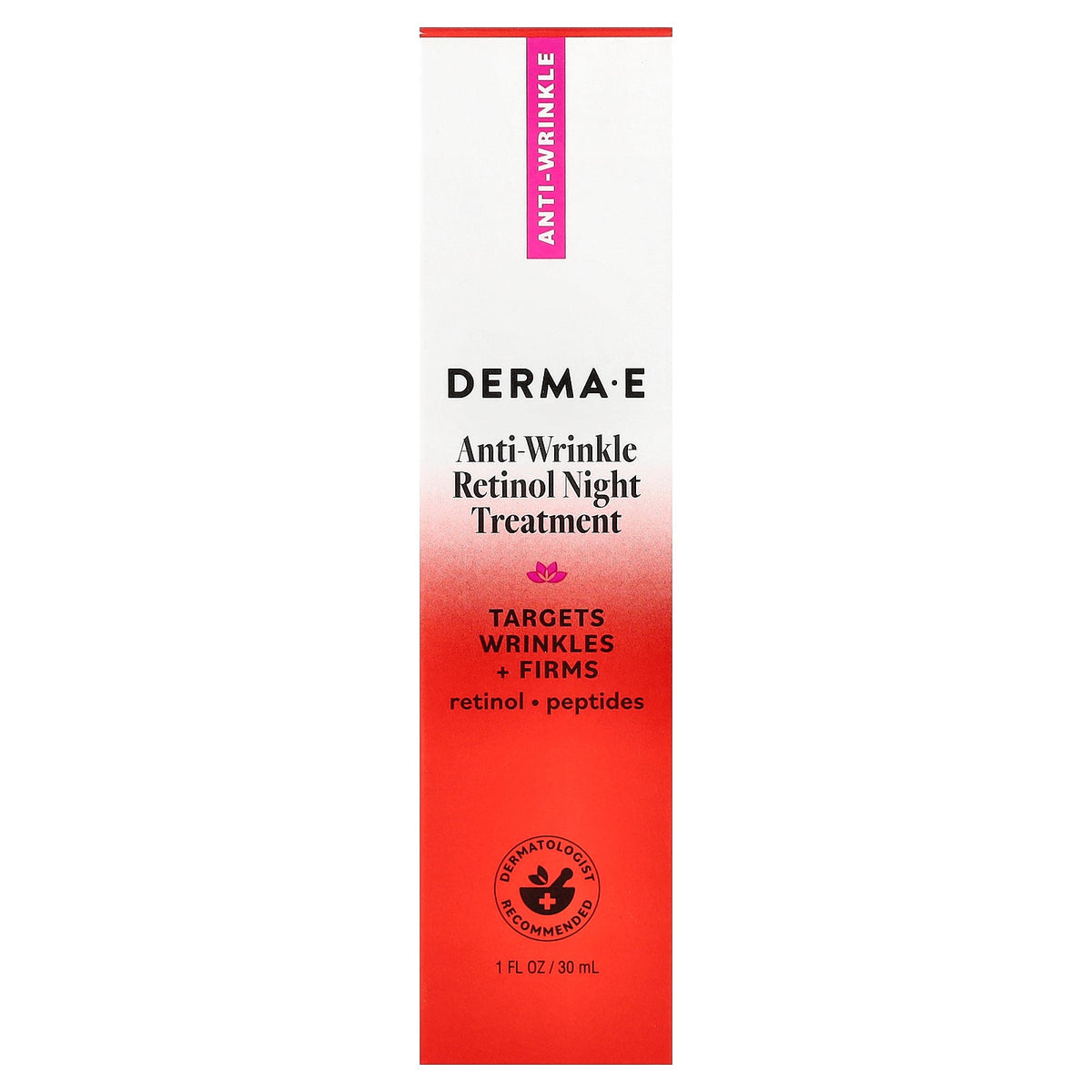 DERMA E, Anti-Wrinkle Retinol Night Treatment, 1 fl oz (30 ml)