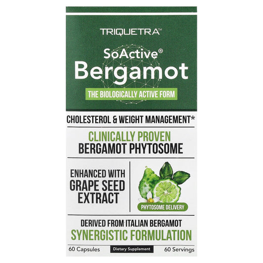 Triquetra, SoActive® Bergamot, 60 Capsules