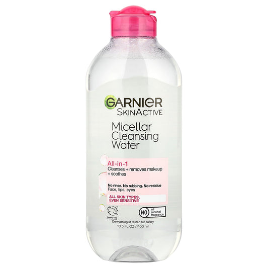 Garnier, SkinActive, Micellar Cleansing Water, All-In-1 , 13.5 fl oz (400 ml)
