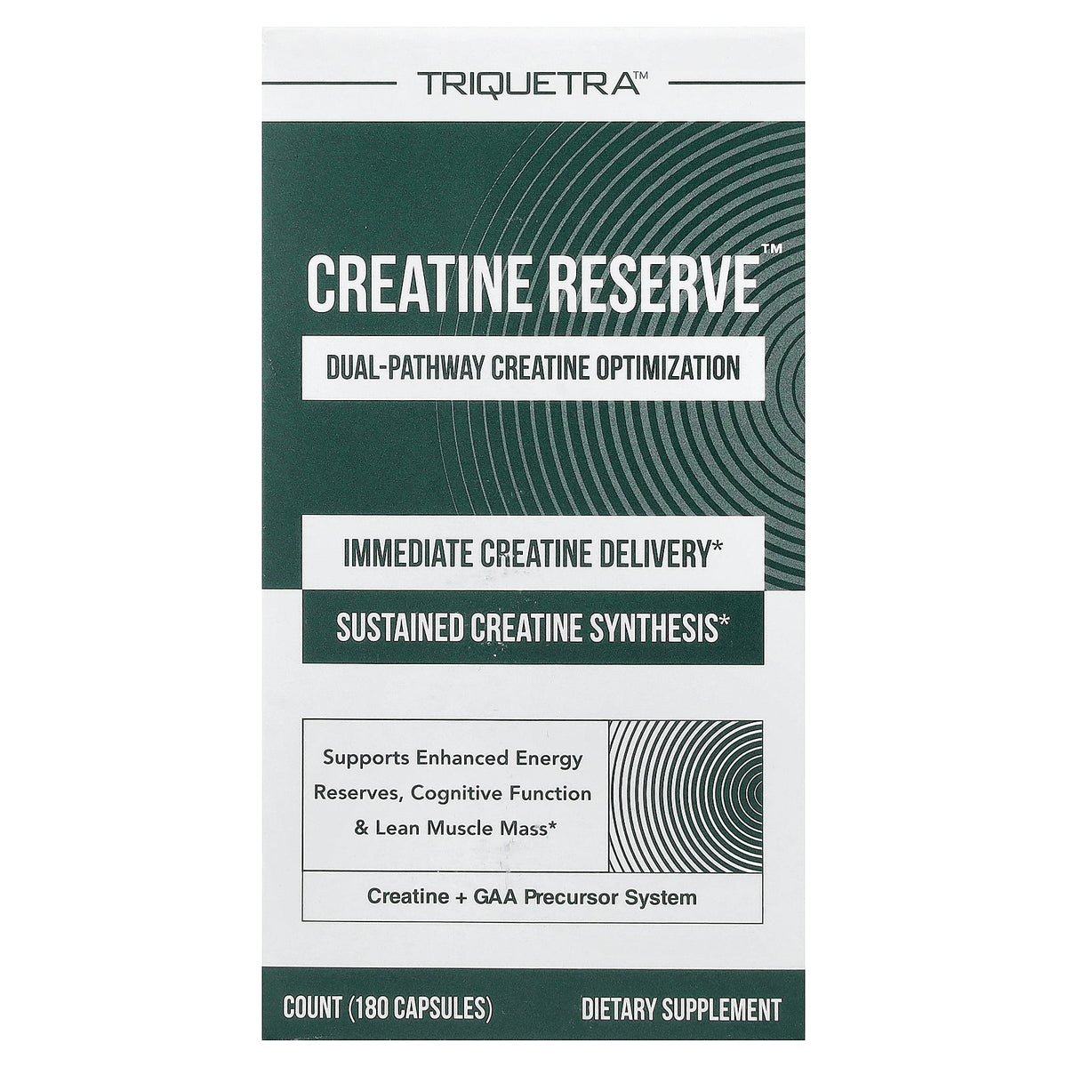 Triquetra, Creatine Reserve™, 180 Capsules