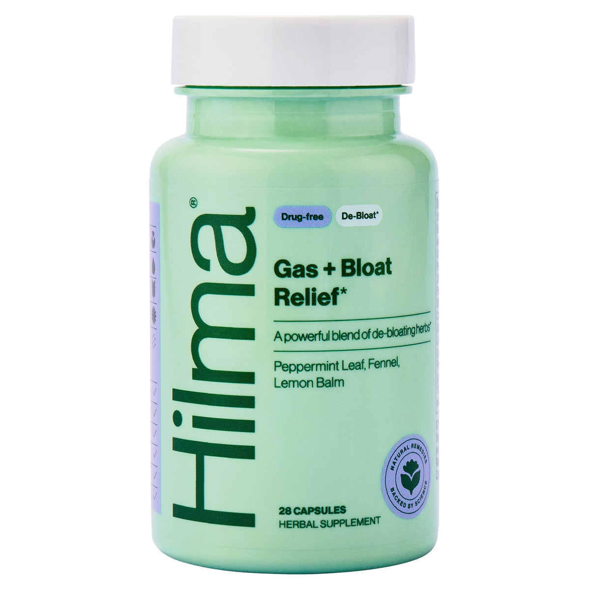 Hilma, Gas + Bloat Relief, 28 Capsules