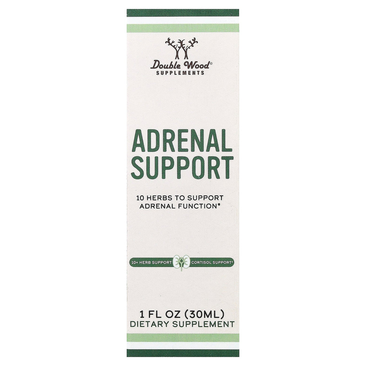 Double Wood Supplements, Adrenal Support, 1 fl oz (30 ml)