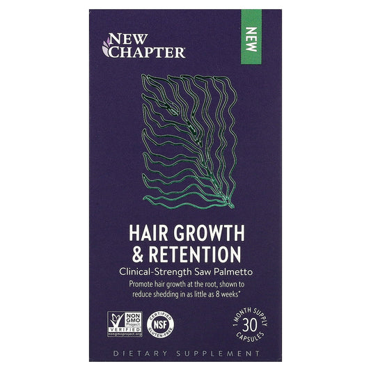 New Chapter, Hair Growth & Retention, 30 Capsules