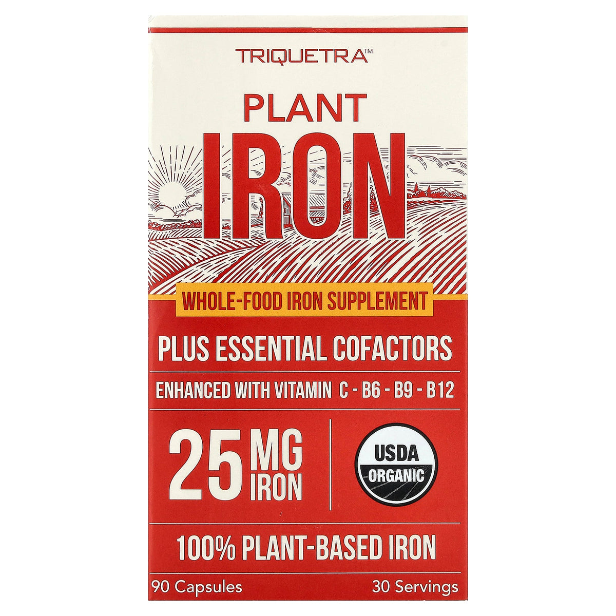 Triquetra, Plant Iron, 90 Capsules