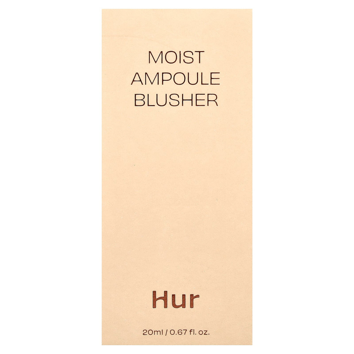 House of Hur, Moist Ampoule Blusher, 06 Cherry Blossom, 0.67 fl oz (20 ml)