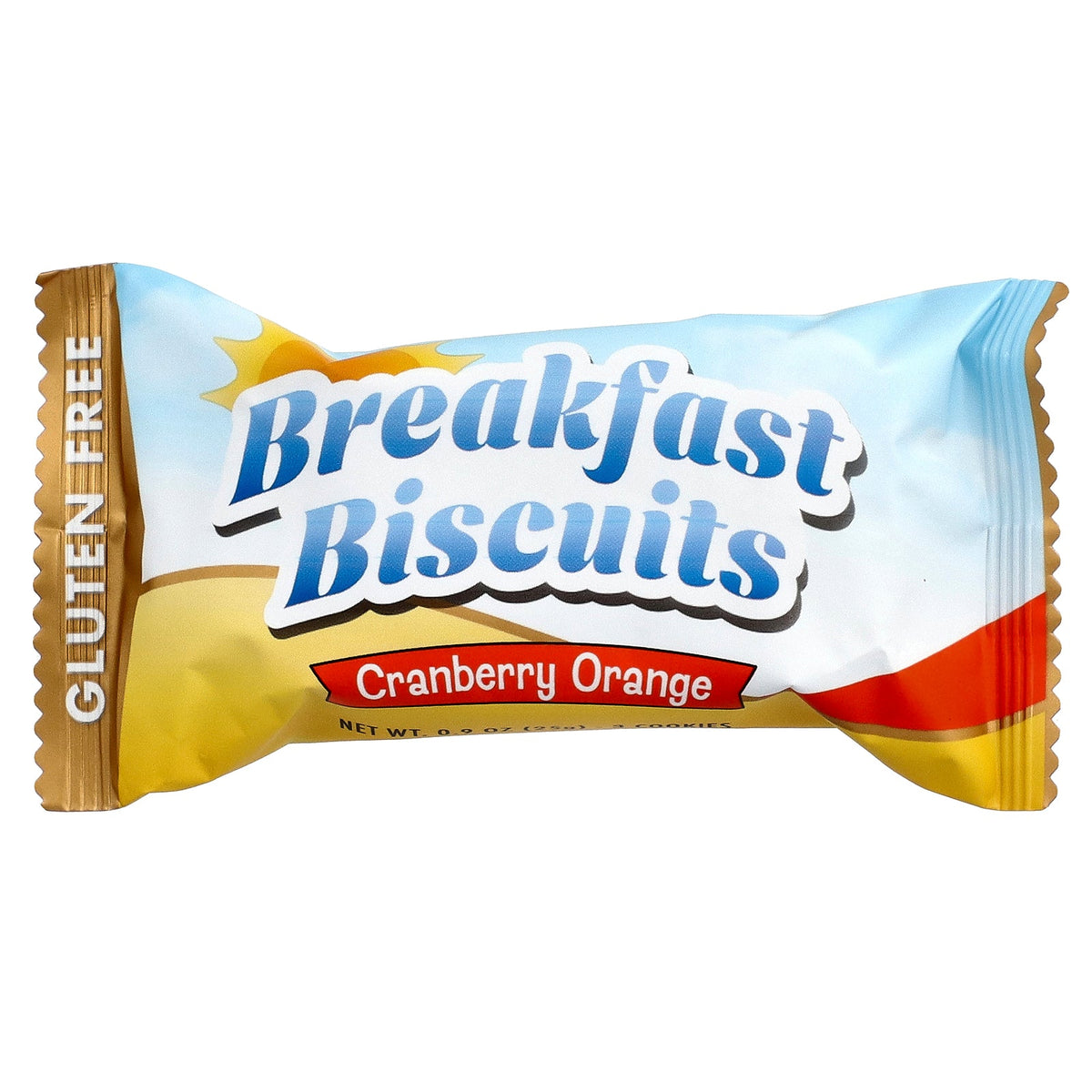 ChocZero, Breakfast Biscuits, Cranberry Orange, 10 Packs, 0.9 oz (25 g) Each