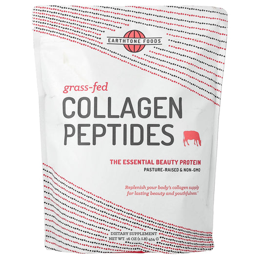 Earthtone Foods, Grass-Fed Collagen Peptides, 16 oz (454 g)