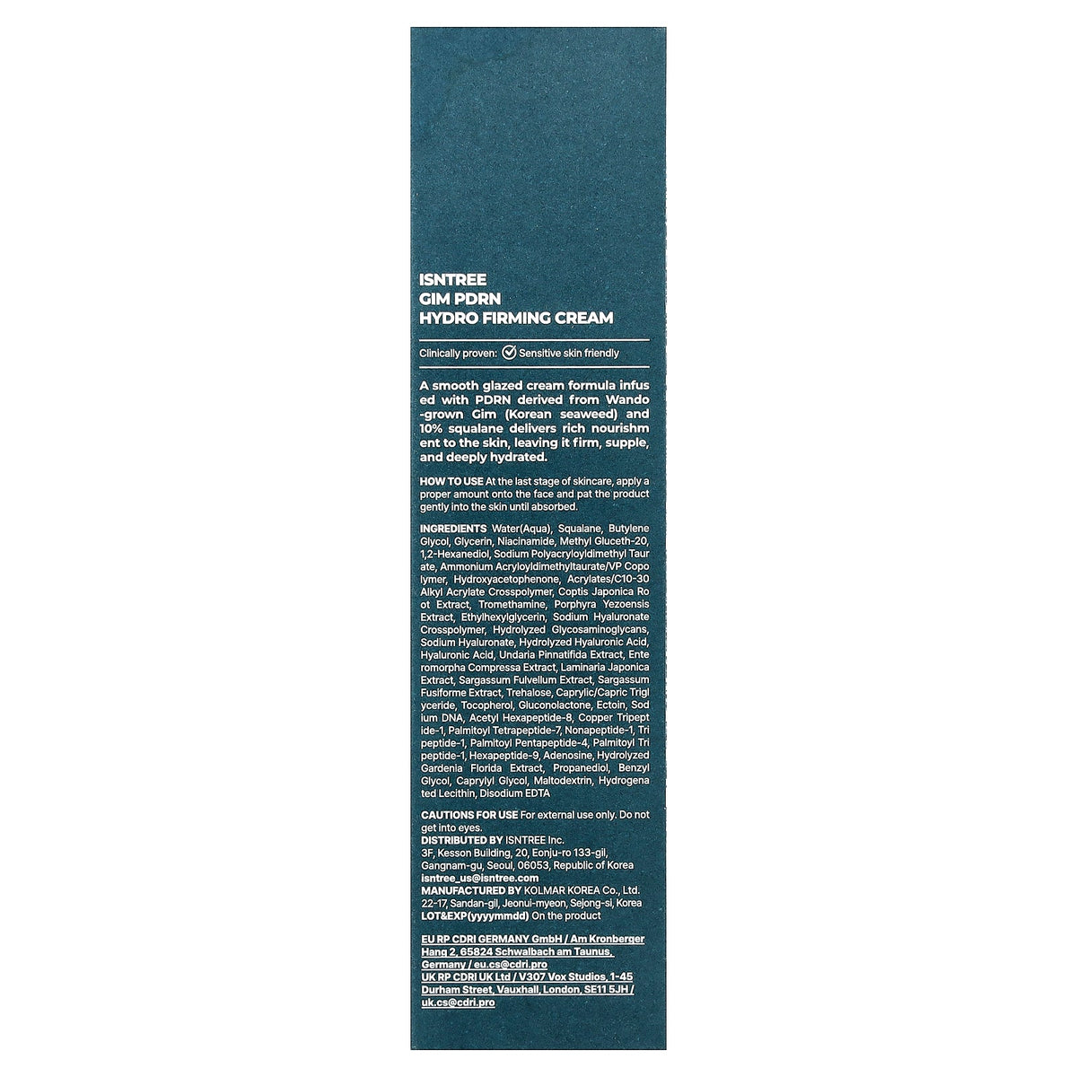 ISNtree, GIM PDRN Hydro Firming Cream, 1.69 fl oz (50 ml)