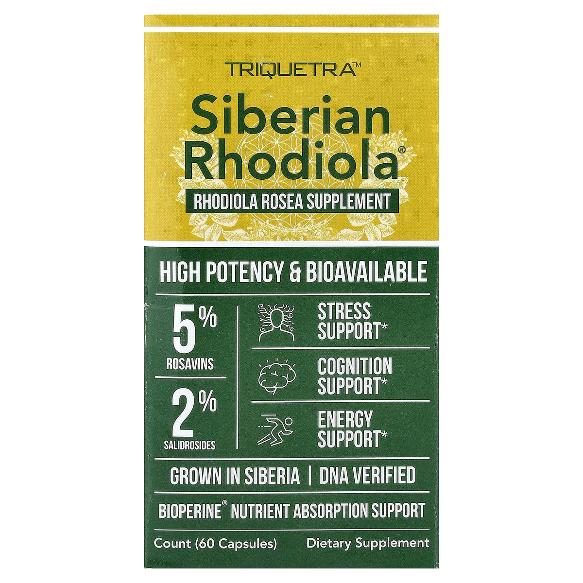 Triquetra, Siberian Rhodiola®, 60 Capsules