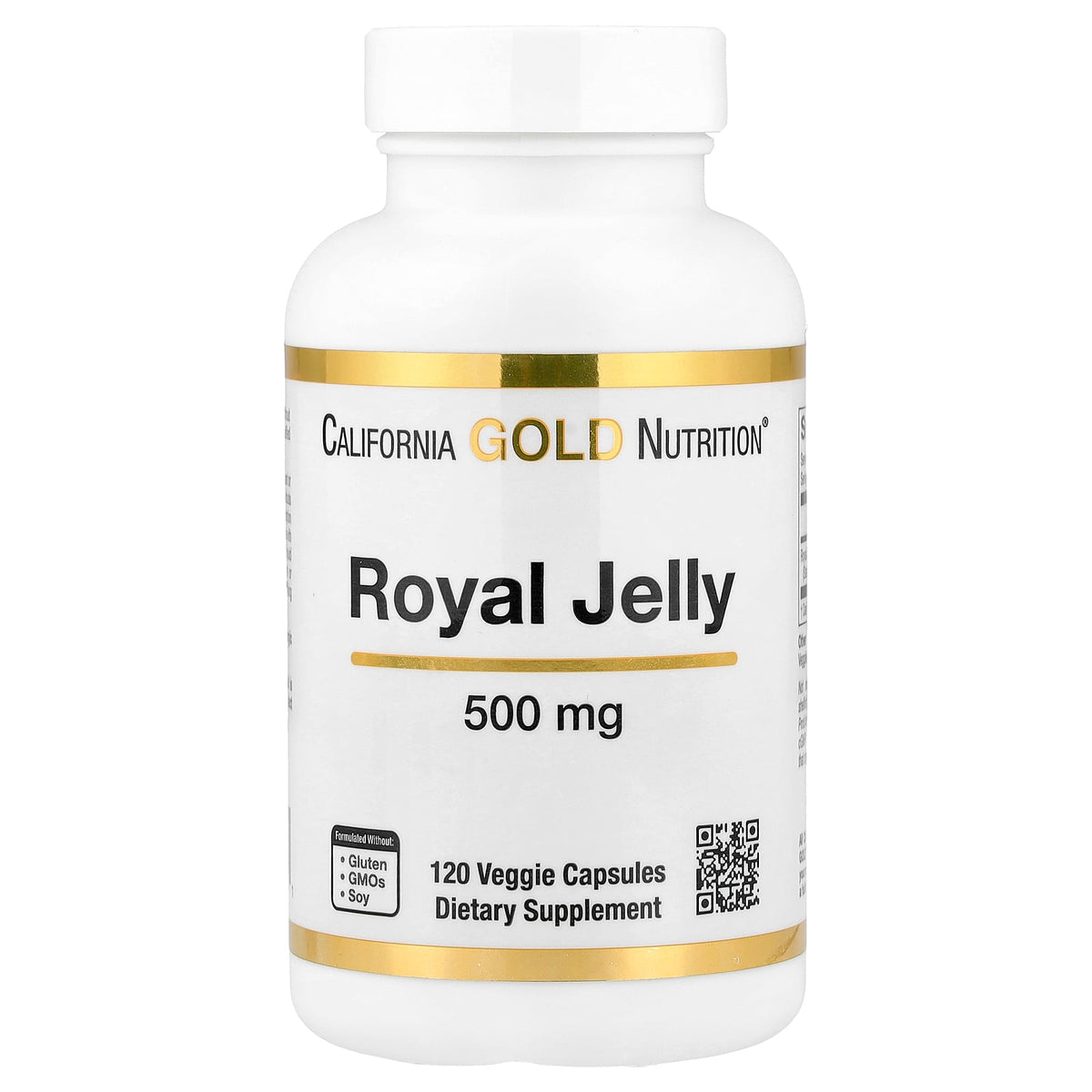 California Gold Nutrition, Royal Jelly, 500 mg, 120 Veggie Capsules