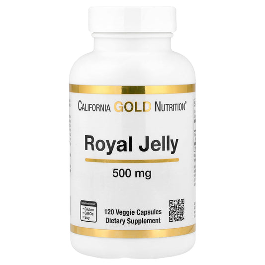 California Gold Nutrition, Royal Jelly, 500 mg, 120 Veggie Capsules