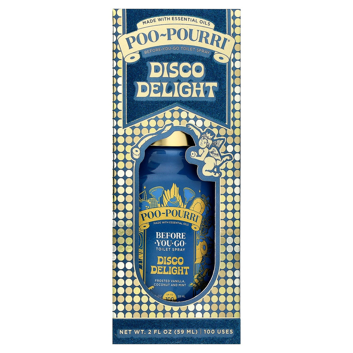 Poo-Pourri, Before-You-Go® Toilet Spray, Disco Delight, 2 fl oz (59 ml)