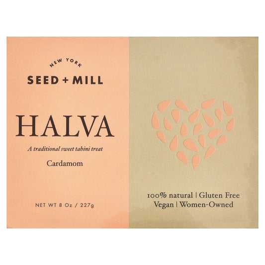 Seed + Mill, Halva, Cardamom, 8 oz (227 g)