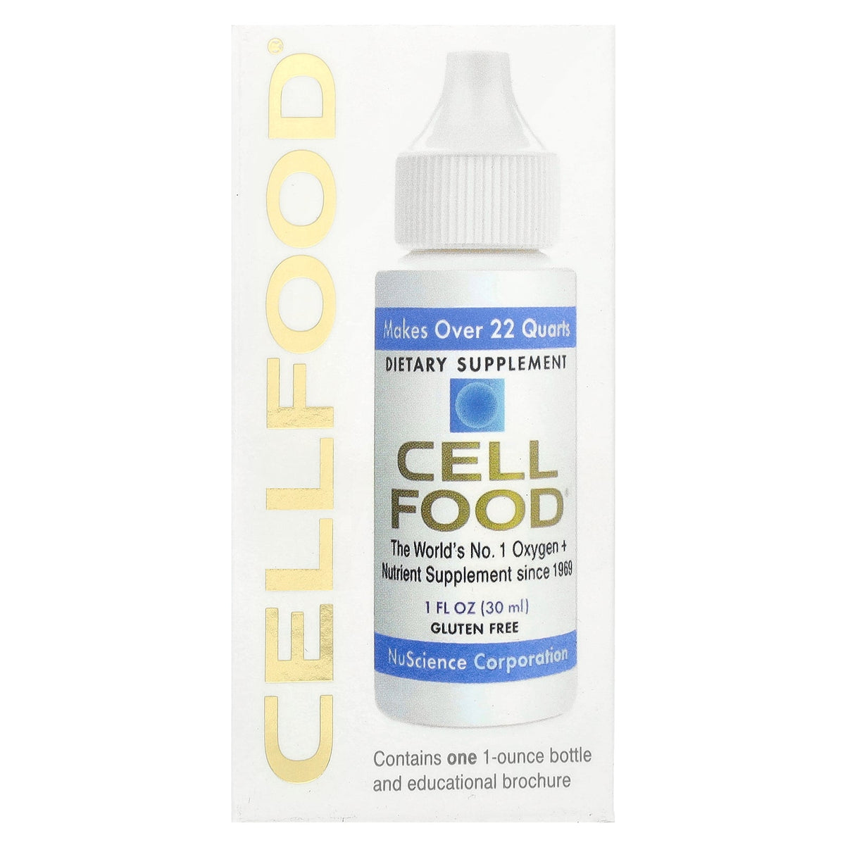 Cellfood, Oxygen + Nutrient Supplement, 1 fl oz (30 ml)