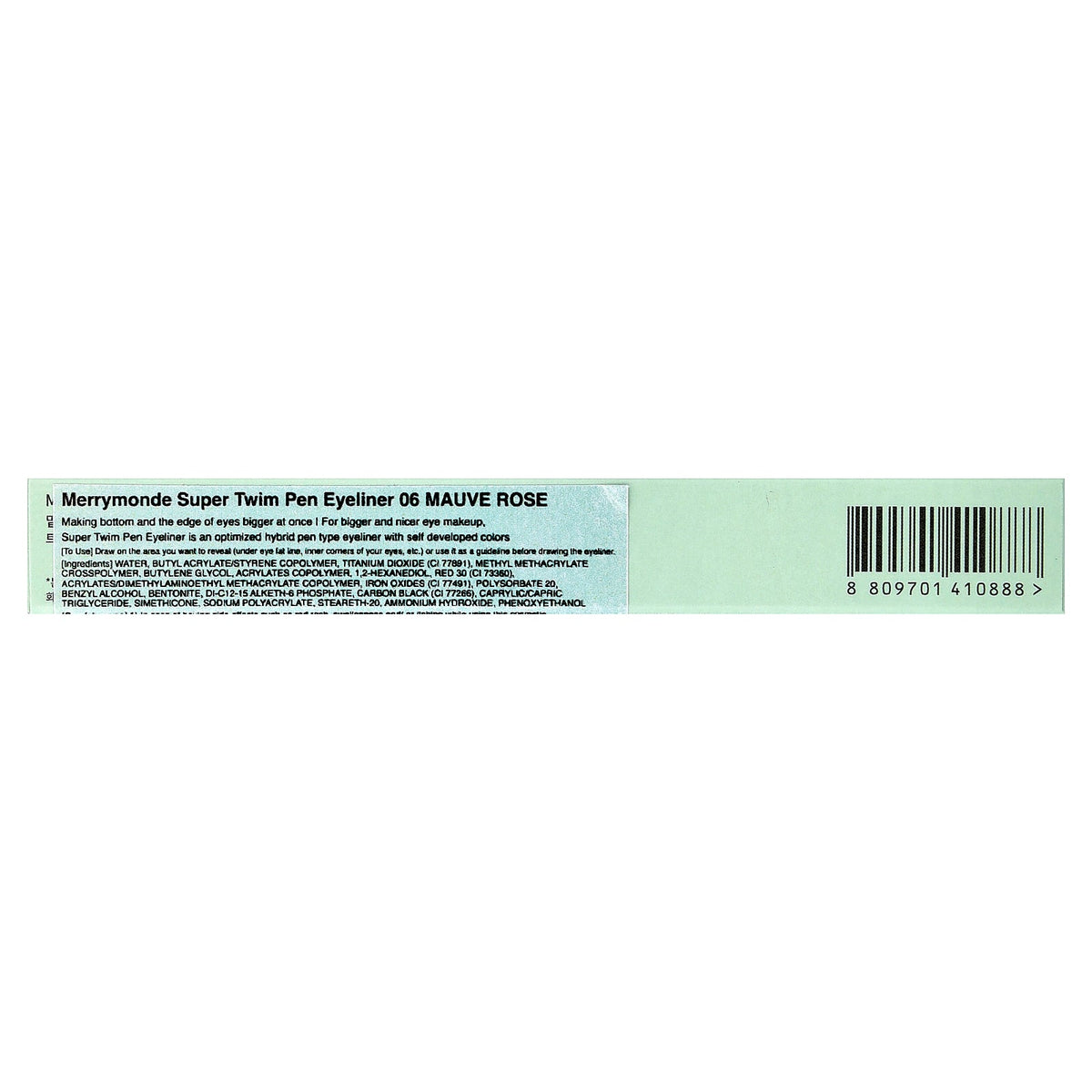 Merrymonde, Super Twim Pen Eyeliner, 06 Mauve Rose, 0.02 fl oz (0.5 ml)