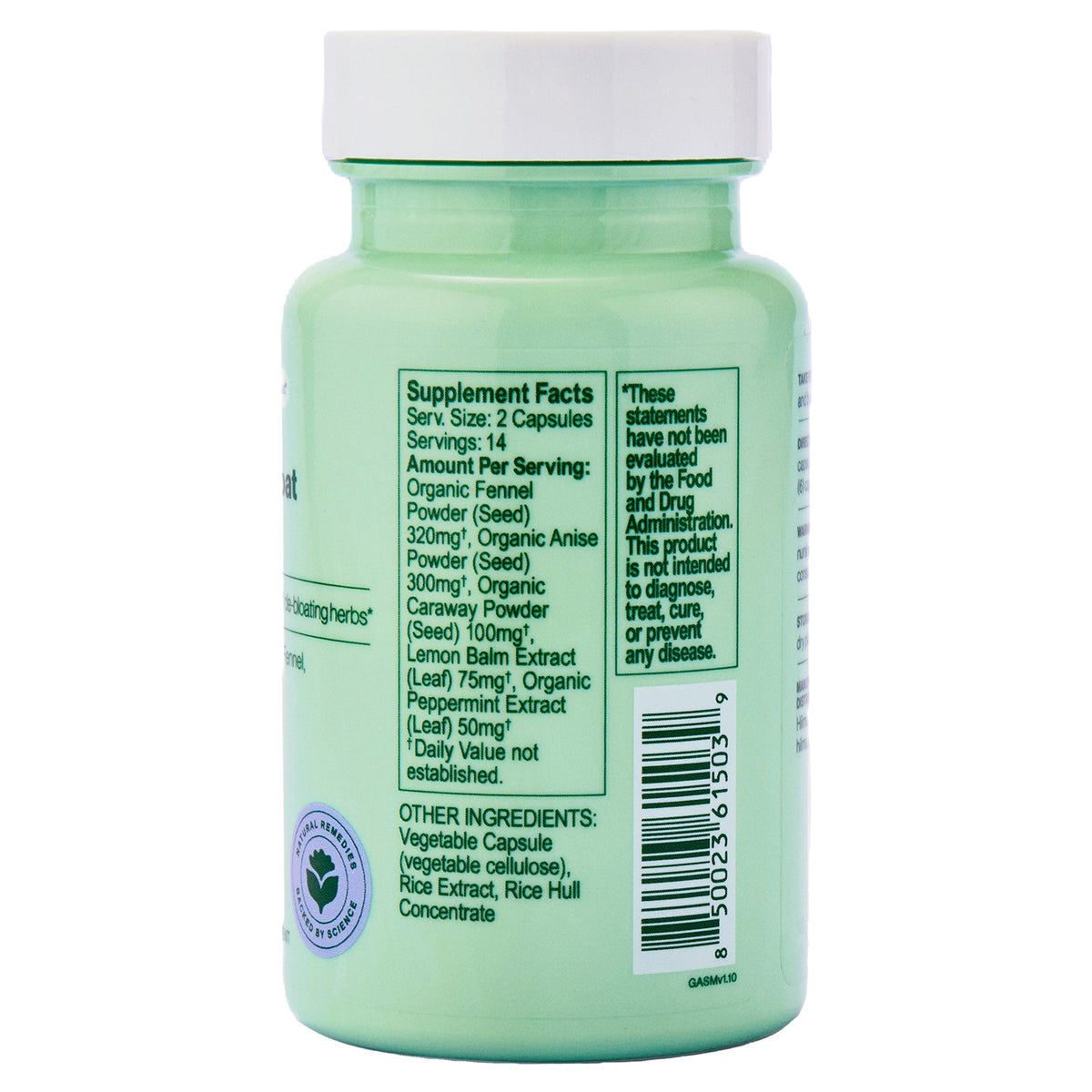 Hilma, Gas + Bloat Relief, 28 Capsules