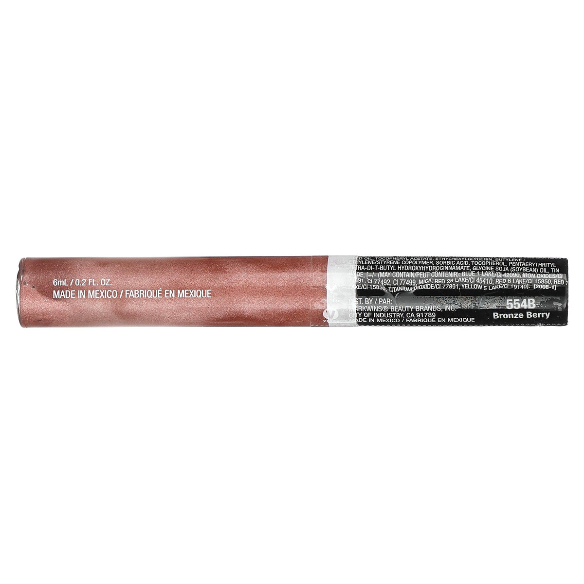 wet n wild, MegaSlicks, Lip Gloss, 554B Bronze Berry, 0.2 fl oz (6 ml)