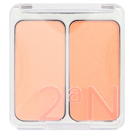2aN, Dual Cheek, 12 Orange Flare, 7.4 g