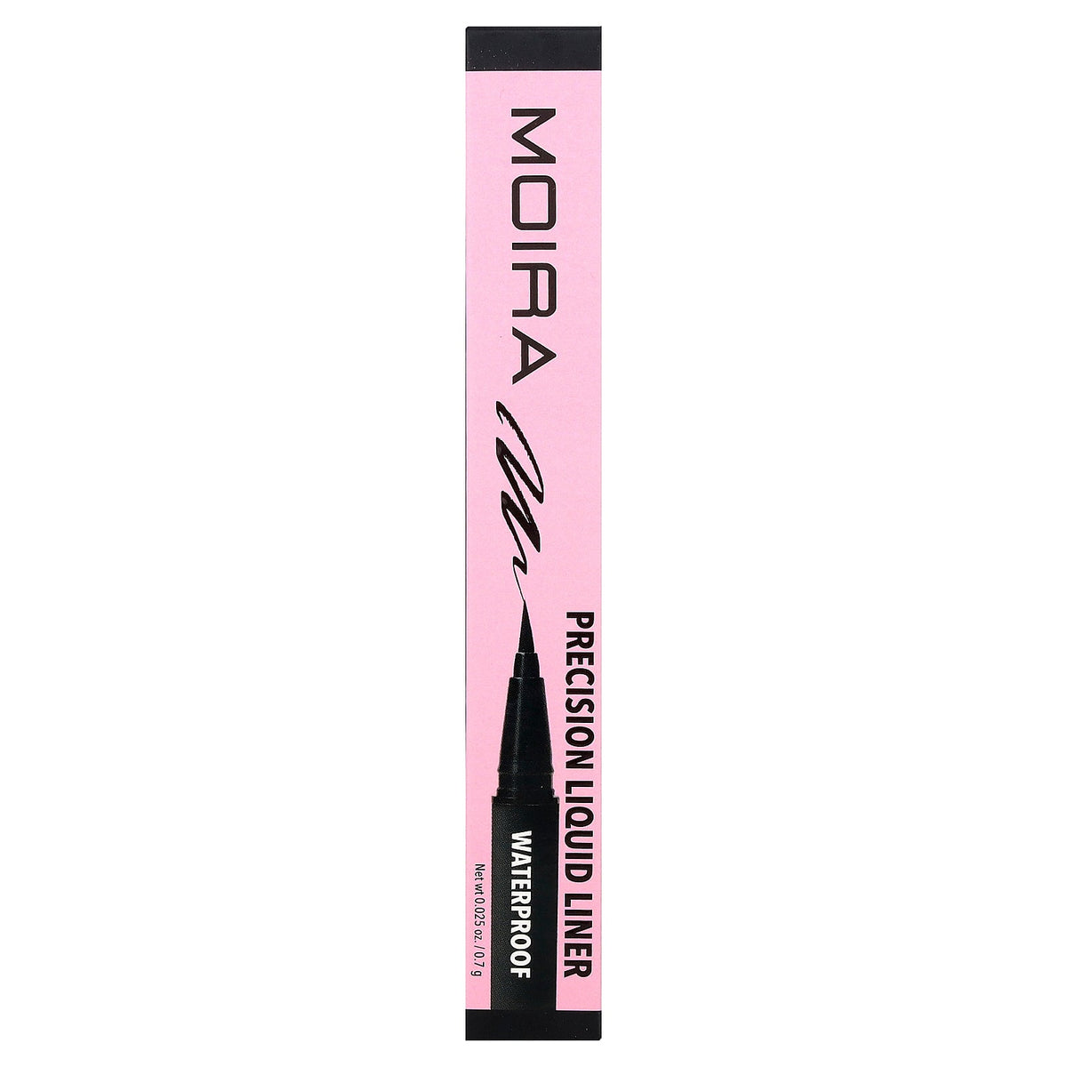 Moira Beauty, Precision Liquid Liner, Waterproof, 01 Black, 0.025 oz (0.7 g)
