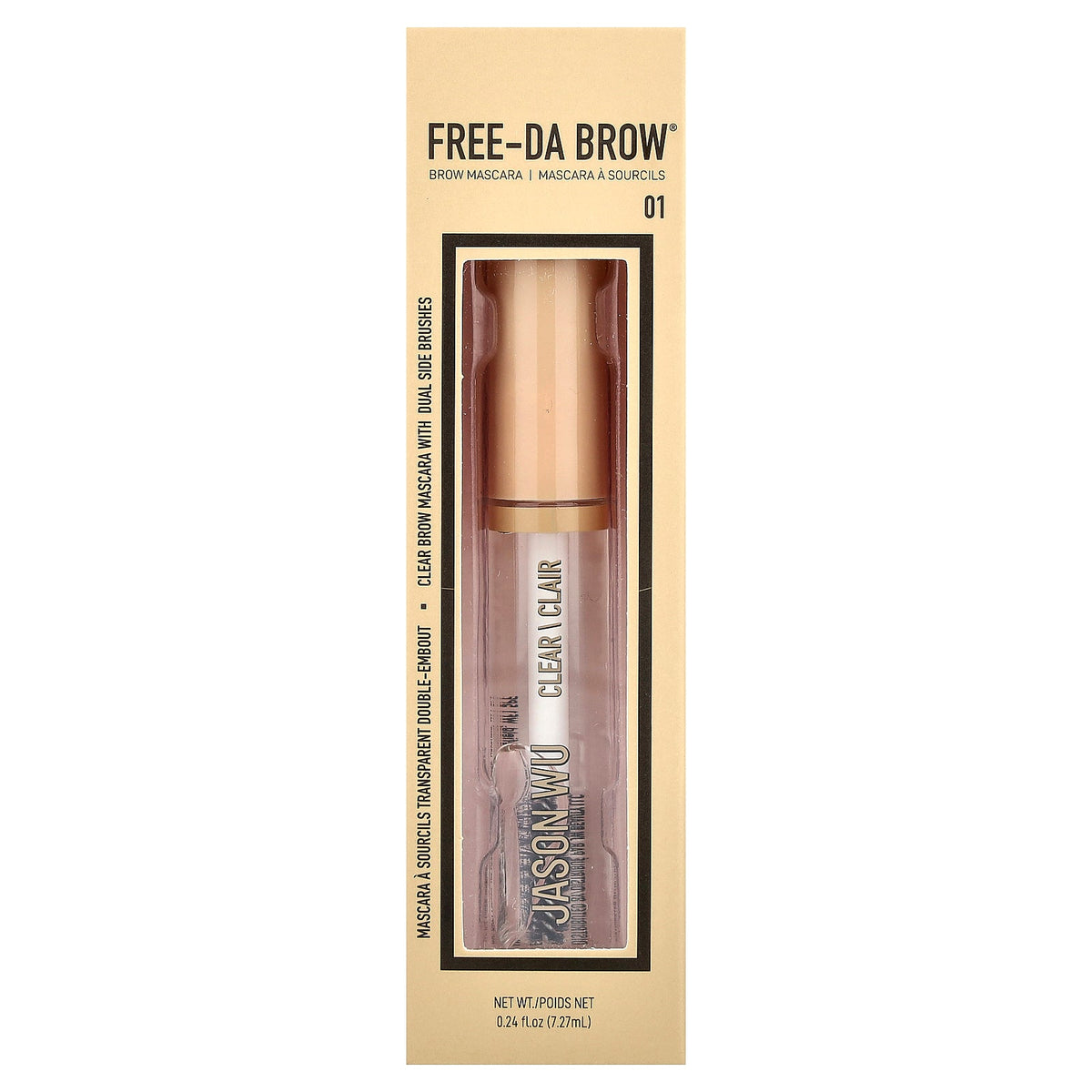 Jason Wu, Free-Da Brow®, Brow Mascara, 01 Clear, 0.24 fl oz (7.27 ml)
