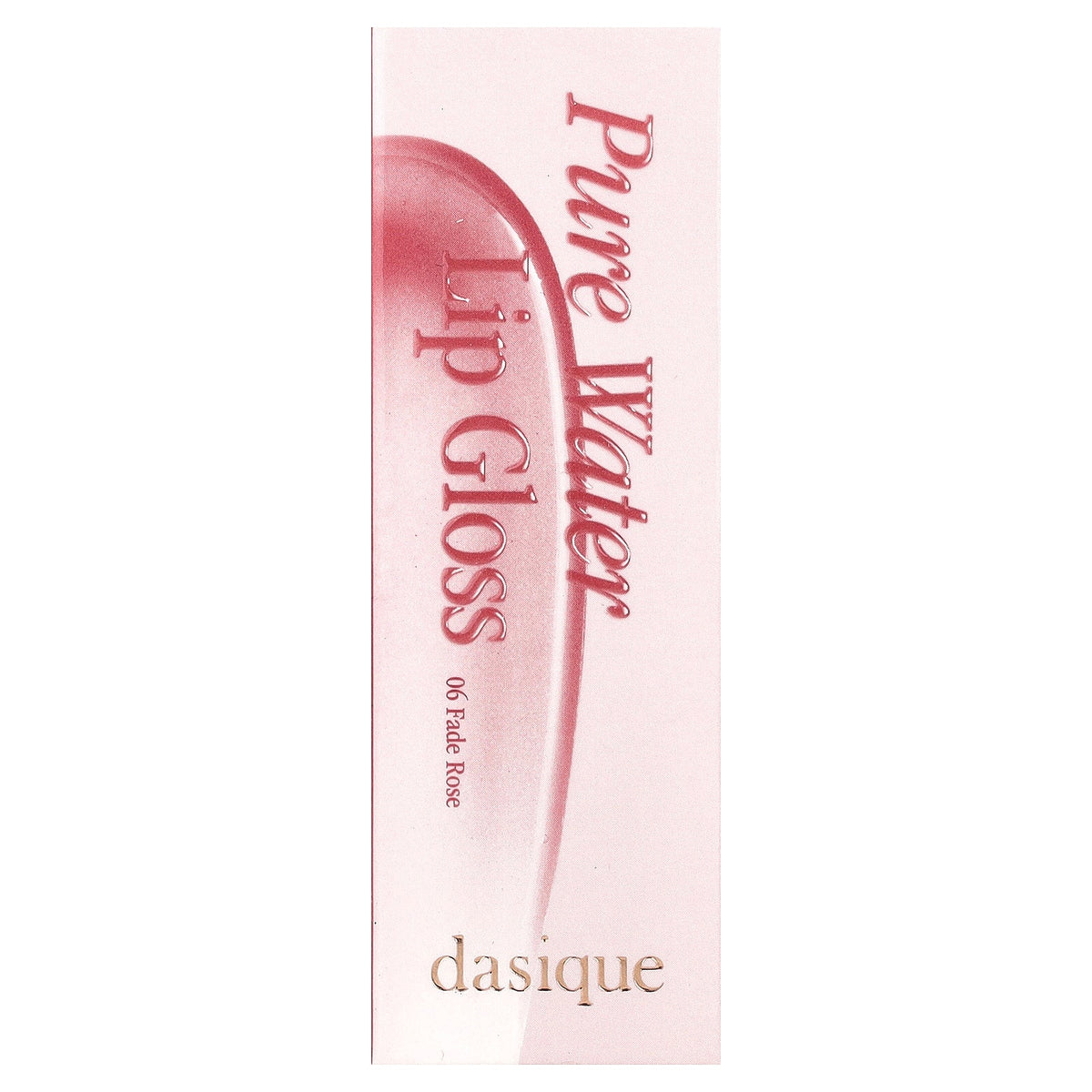 Dasique, Pure Water Lip Gloss, 06 Fade Rose, 0.09 oz (2.6 g)