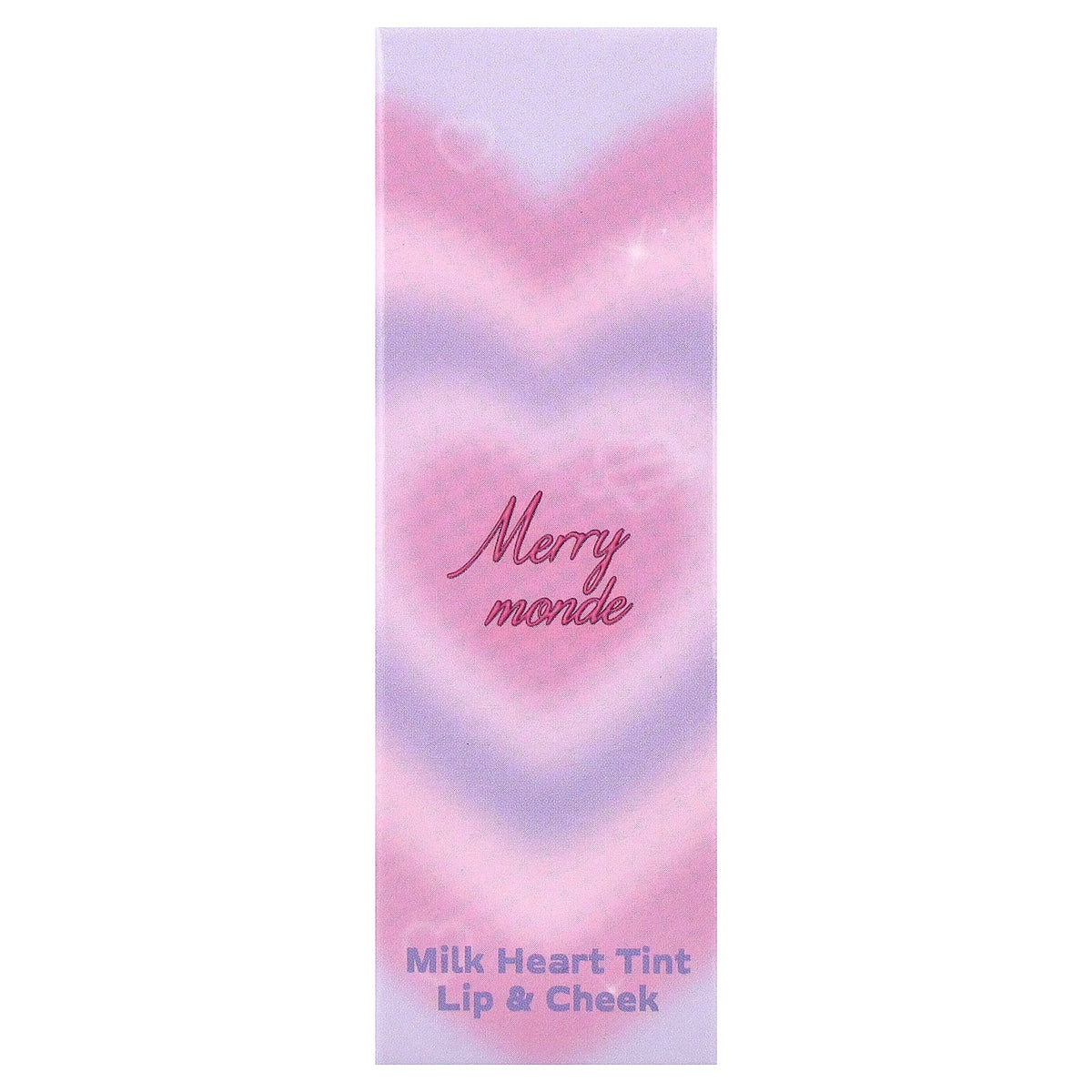 Merrymonde, Milk Heart Tint, Lip & Cheek, 04 Mauve Milk, 5 g