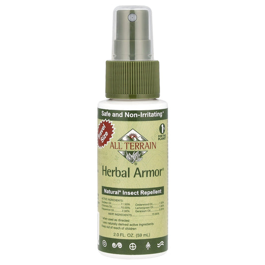 All Terrain, Herbal Armor®, Natural Insect Repellent, 2 fl oz (59 ml)