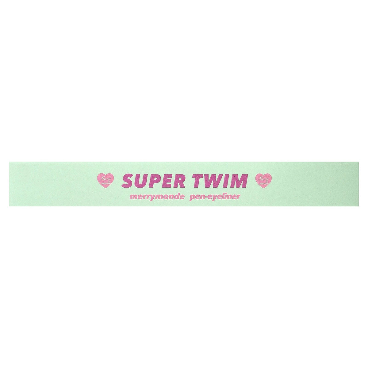 Merrymonde, Super Twim Pen Eyeliner, 01 Vivid Black, 0.02 fl oz (0.5 ml)