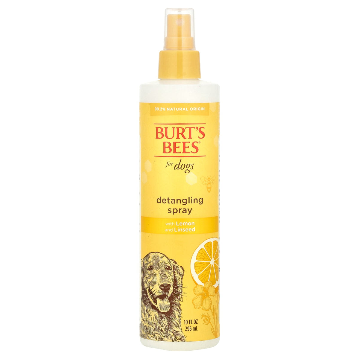 Burt's Bees, Detangling Spray with Lemon and Linseed, For Dogs, 10 fl oz (296 ml)