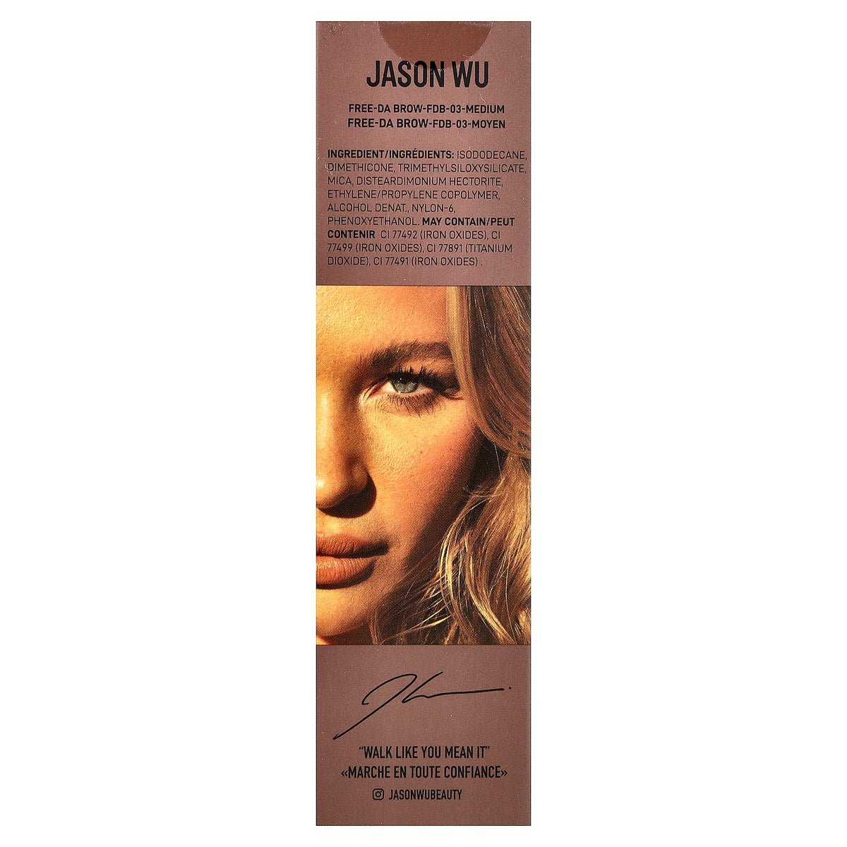 Jason Wu, Free-Da Brow®, Brow Mascara, 03 Medium, 0.24 fl oz (7.27 ml)