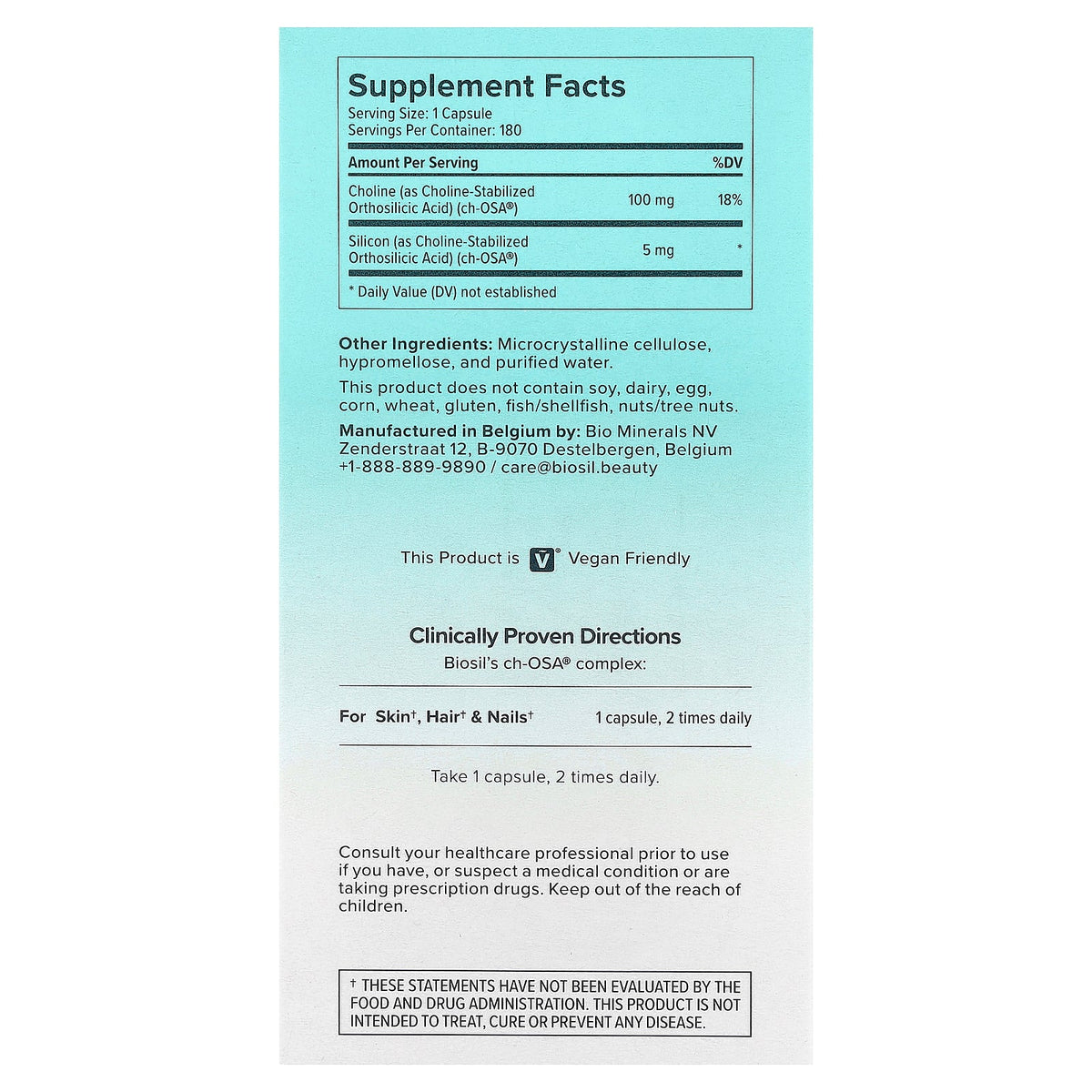 Biosil, Advanced Collagen Generator®, 180 Original Capsules
