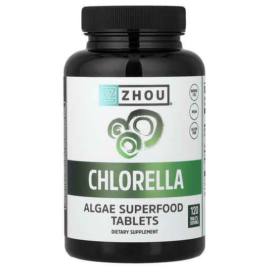 Zhou Nutrition, Chlorella, 120 Tablets (500 mg Per tablet)
