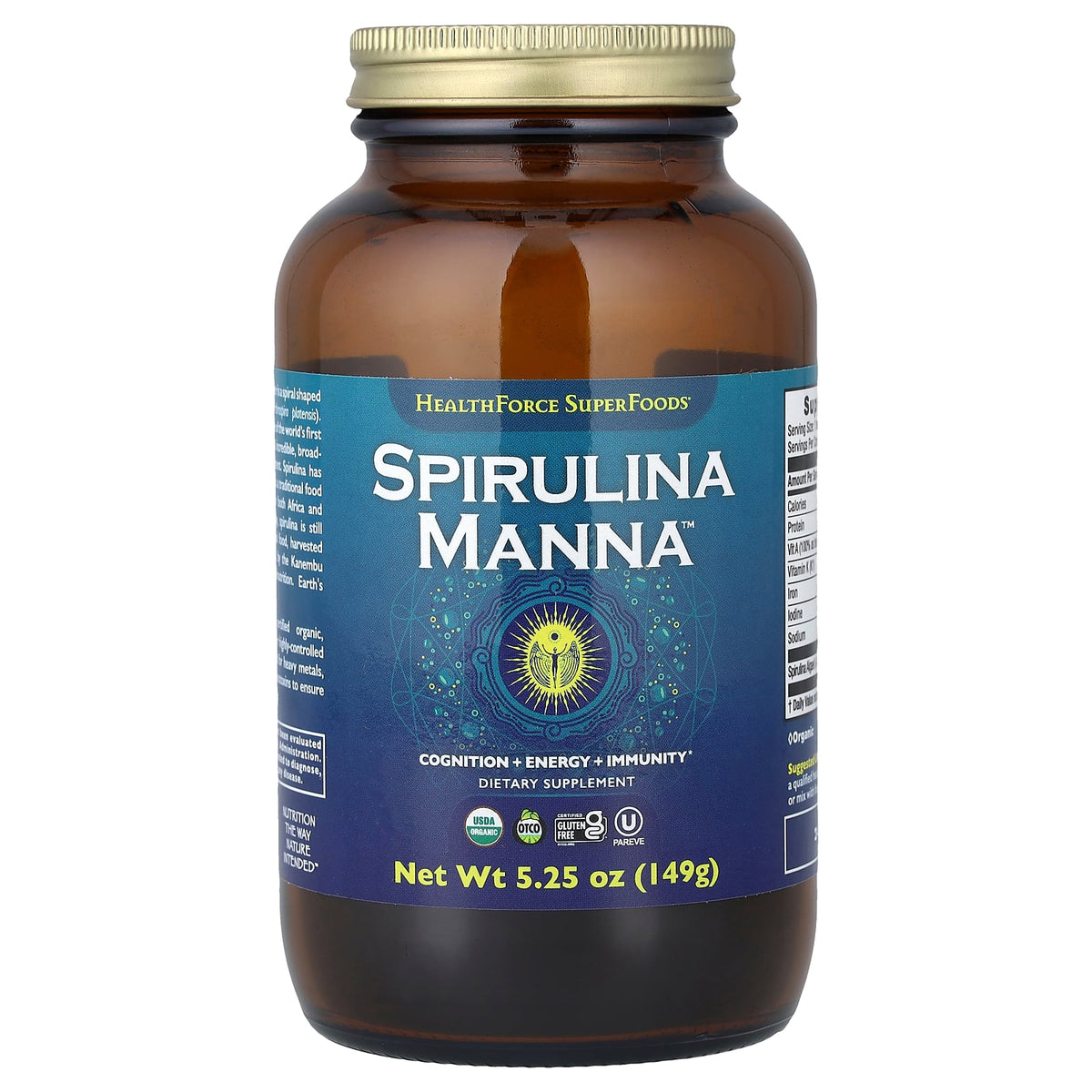 HealthForce Superfoods, Spirulina Manna™, 5.25 oz (149 g)