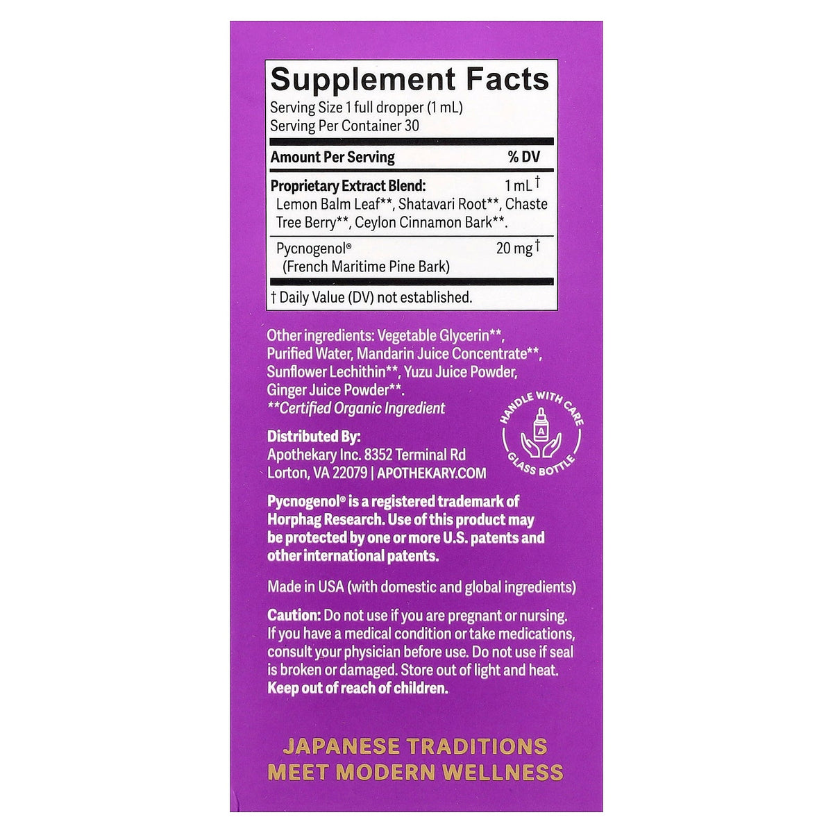 Apothekary, Every Phase™, Hormone Support Herbal Drops, 1 fl oz (30 ml)
