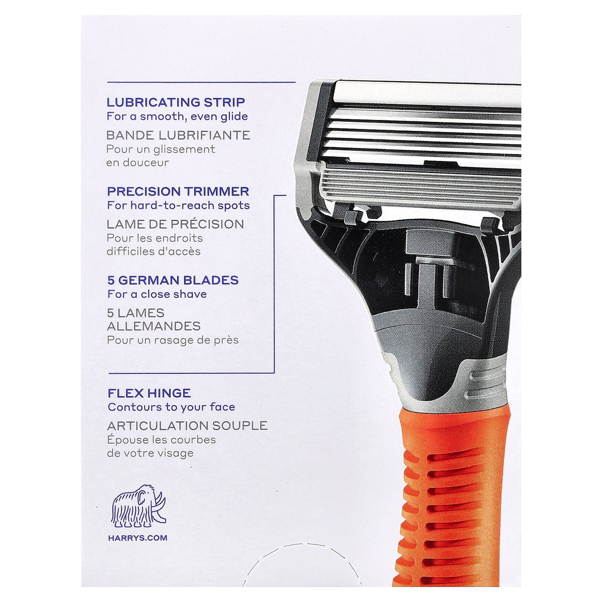 Harry's, 5-Blade Cartridge Refills for Men, 4 Cartridges