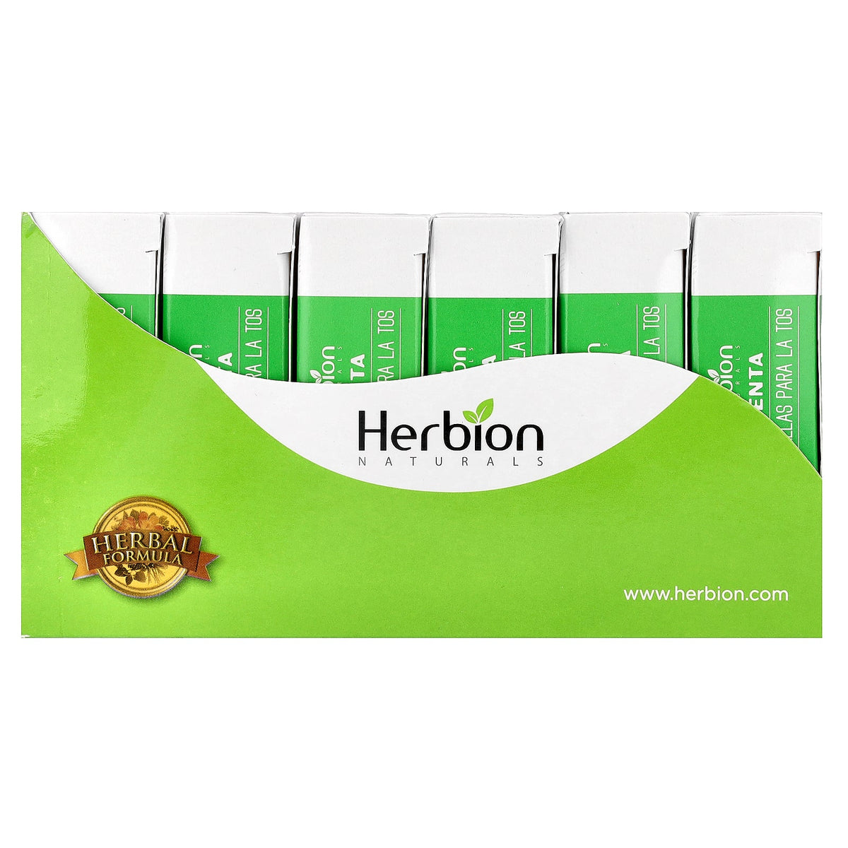 Herbion Naturals, Cough Drops, Mint, 6 Packs, 18 Drops Each