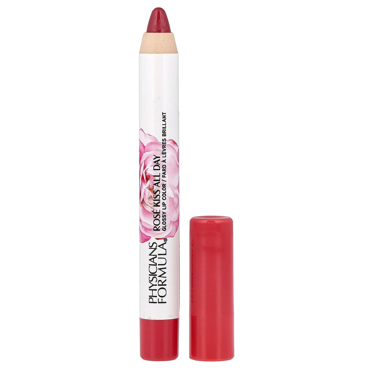 Physicians Formula, Rosé Kiss All Day, Glossy Lip Color, 1711506 Blushing Mauve, 0.15 oz (4.3 g)