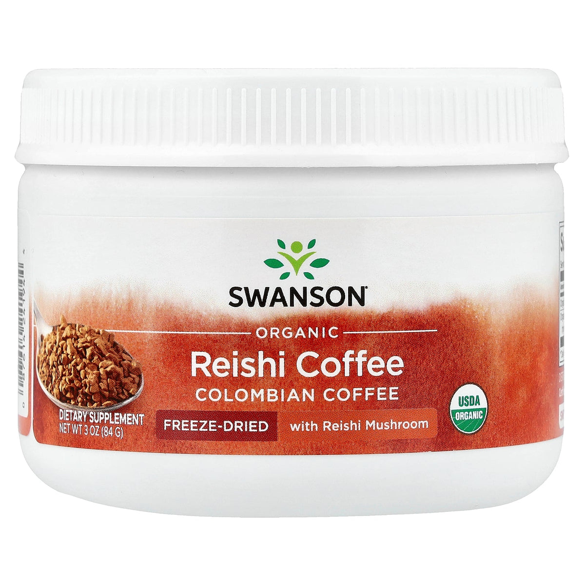 Swanson Vitamins, Organic Reishi Coffee, Colombian, 3 oz (84 g)