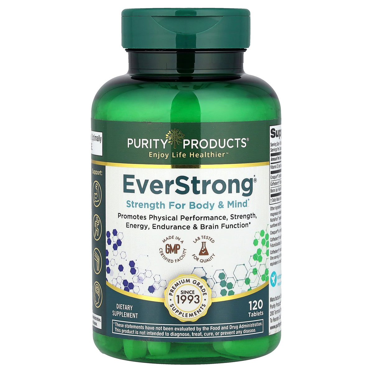 Purity Products, EverStrong®, 120 Tablets