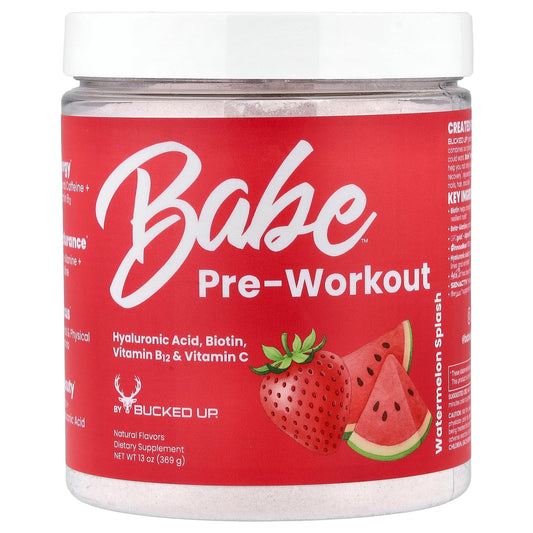 Bucked Up, Babe™, Pre-Workout, Watermelon Splash, 13 oz (369 g)