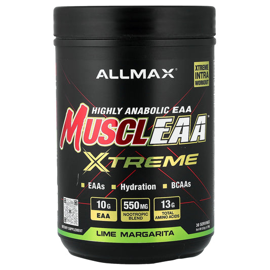 ALLMAX, MUSCLEAA™ Xtreme, Lime Margarita, 1.17 lb (523 g)