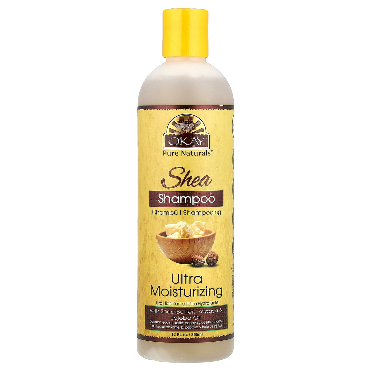 Okay Pure Naturals, Shea Shampoo, Ultra Moisturizing , 12 fl oz (355 ml)