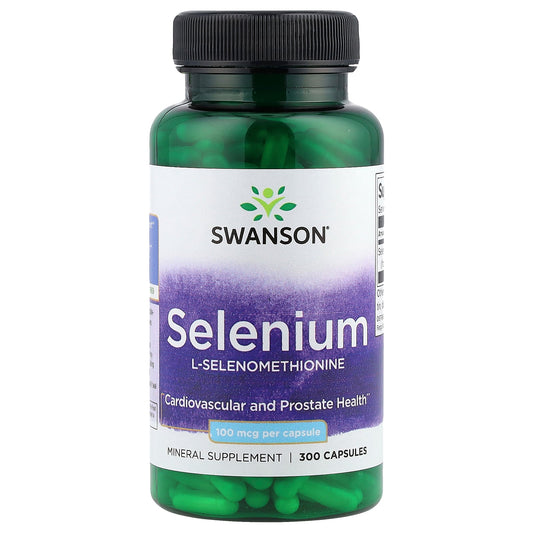 Swanson Vitamins, Selenium, 100 mcg, 300 Capsules