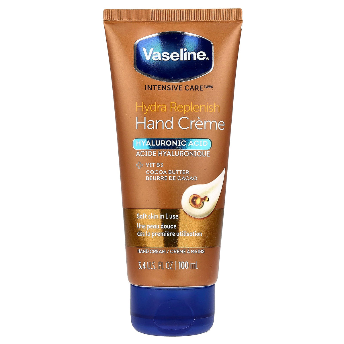 Vaseline, Intensive Care™, Hydra Replenish Hand Creme, 3.4 fl oz (100 ml)