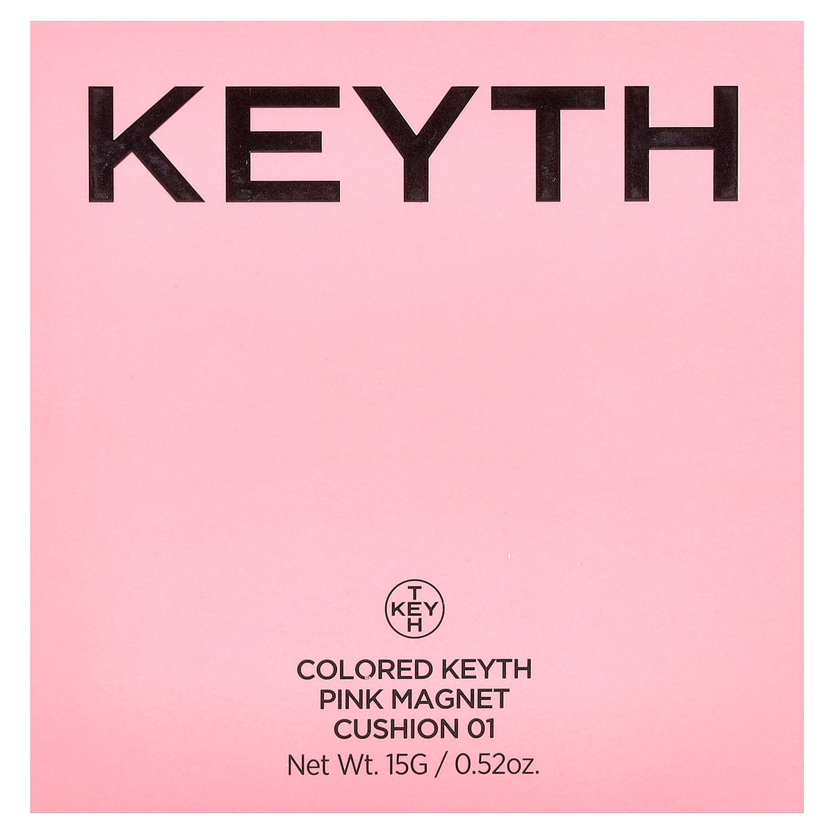 KEYTH, Colored Pink Magnet Cushion, 01 Ivory Beige, 0.52 oz (15 g)