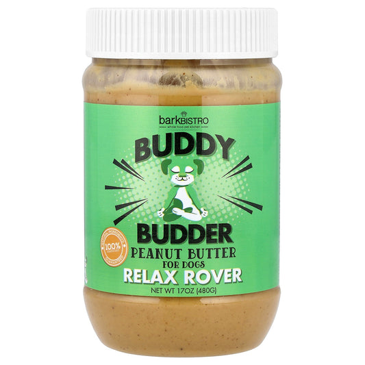Bark Bistro, Buddy Budder, Relax Rover, Peanut Butter, 17 oz (480 g)