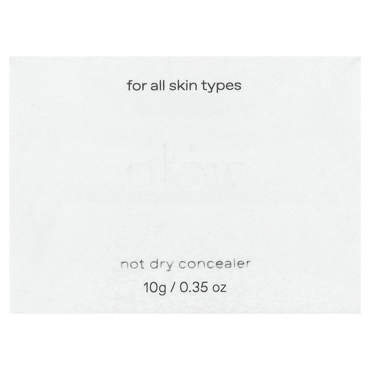 Glow, Not Dry Concealer, For All Skin Types, Pink/White, 0.35 oz (10 g)