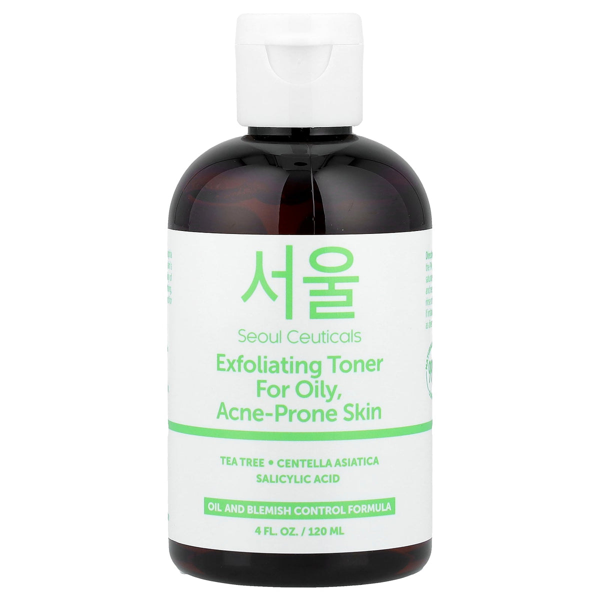 SeoulCeuticals, Exfoliating Toner, For Oily, Acne-Prone Skin, 4 fl oz (120 ml)