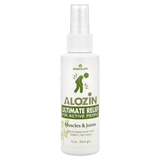 Zion Health, Alozin Ultimate Relief, Muscles & Joints, 4 oz (113.4 gm)